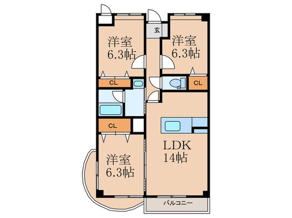 Ｎｅｗ　Ｇａｅａ上石田の物件間取画像